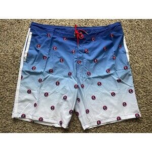 Section 119 Grateful Dead Steal Your Face Board Shorts Mens 44 Swim Surf AOP